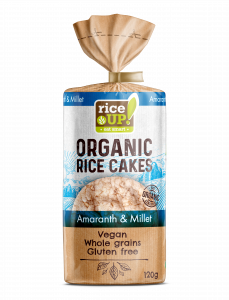 Organic Brown Whole Grain Rice Cakes with Millet & Amaranth
